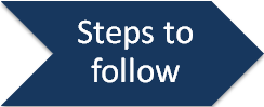 Steps to follow